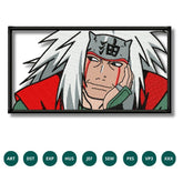 Jiraiya Embroidery Design – The Legendary Sannin